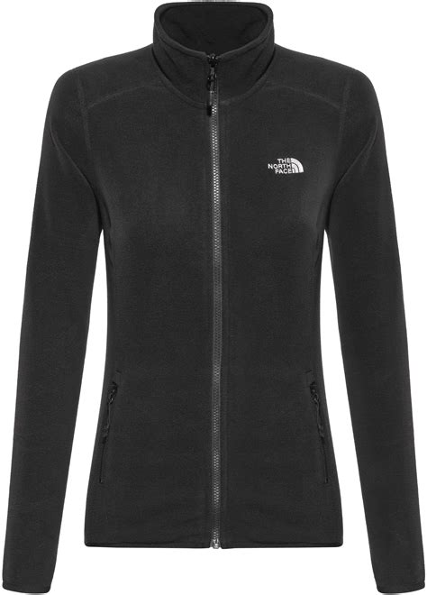 The North Face 100 Glacier Full Zip Jacket Women Tnf Black At Addnature