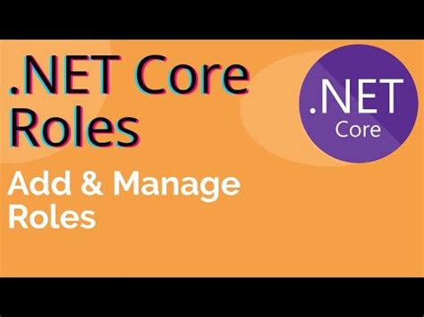 Roles In Asp Net Core Create Roles And Manage Roles Using