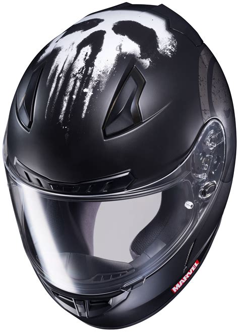Hjc Marvel Punisher Officially Licensed Cl 17 Cl17 Full Face Helmet Ebay