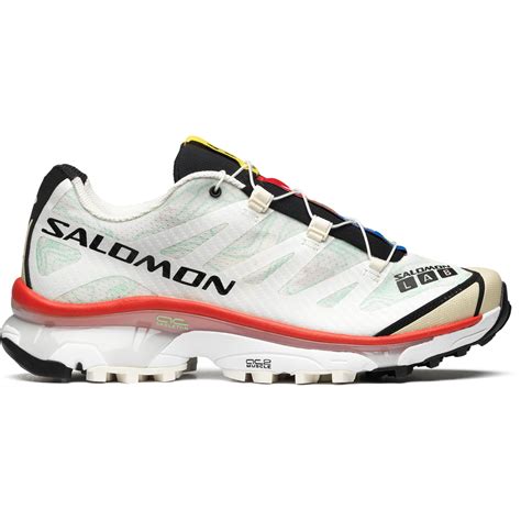 Salomon Lab Xt 4 Og Topography Vanilla Icewhiteaurora Red Navy Selected