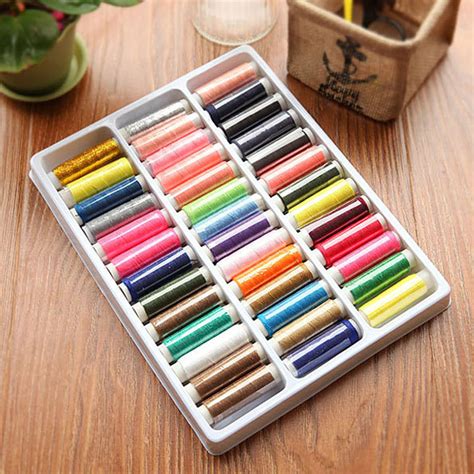 39 Roll Sewing Cotton Thread Box Kit Set For Diy Sewingembroidery