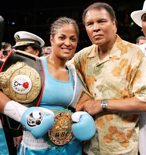 Laila Ali Joins Her Father Muhammad Ali In Nevada Boxing Hof Las Vegas Review Journal