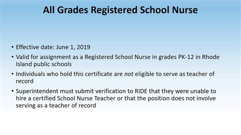 All Grades Registered School Nurse Certificate Youtube