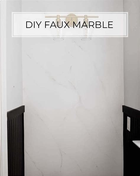 How To Imitate Marble With Paint Faux Marble Technique