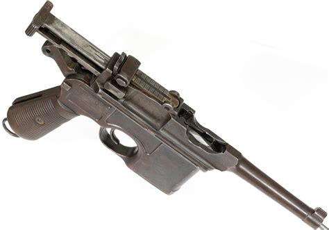 Mauser Model 1896 Broomhandle 30 Mauser Semi Automatic Pistol Vogt
