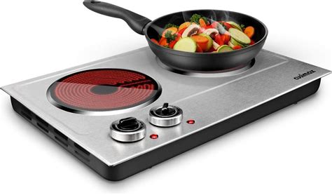 Cusimax W Ceramic Electric Hot Plate For Cooking Dual Control