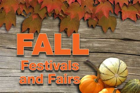 Fall Festivals And Fairs