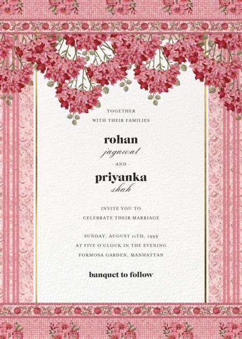 Bespoke Digital Wedding Invitations Crafted With Aesthetics Indian