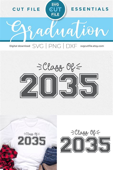 Class Of 2035 Svg Senior 2035 Svg Graduating Class Prek Etsy
