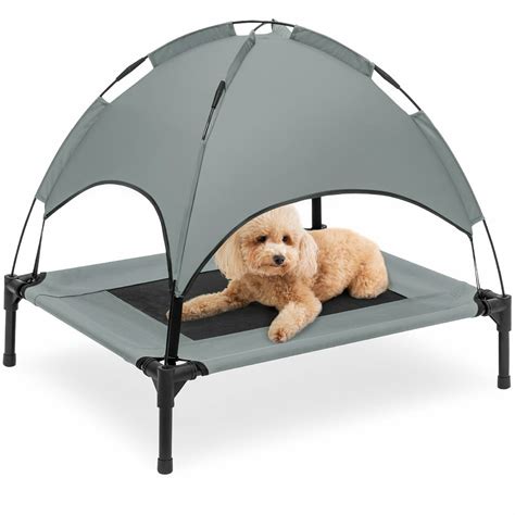 Best Choice Products 30in Elevated Cooling Dog Bed Outdoor Raised Mesh