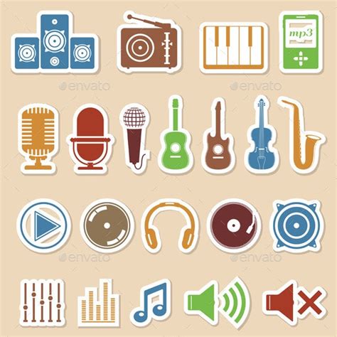 Musical Icons By Human Graphicriver