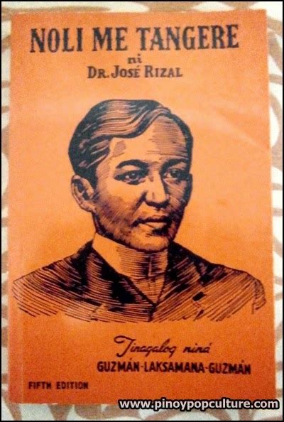Dr Jose Rizal Noli Me Tangere Novel Book Filipino Text Shopee CLOUD