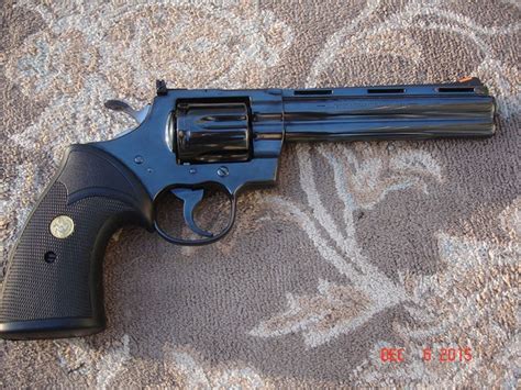 Colt Python 357 Magnum 6 Inch Blued Original Owner 357 Mag For Sale