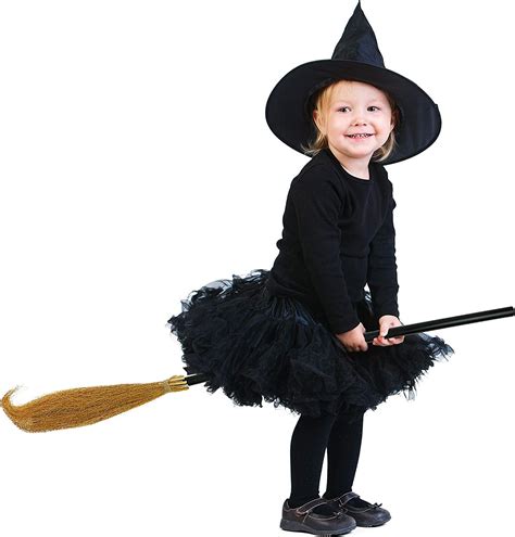 Buy Skeleteen Witch Broomstick Costume Accessories Realistic Wizard