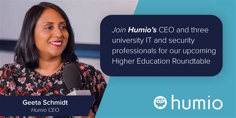 To connect with humio's employee register on. Join us for a Higher Education Roundtable