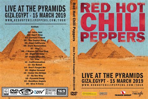 Red Hot Chili Peppers Live Giza Pyramid Egypt 2019 Dvd The Worlds