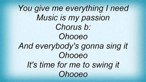 Dj Bobo Music Is My Passion Lyrics Youtube