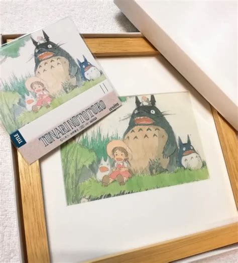 STUDIO GHIBLI MY Neighbor Totoro Limited Animation Cel Art Frame Rare