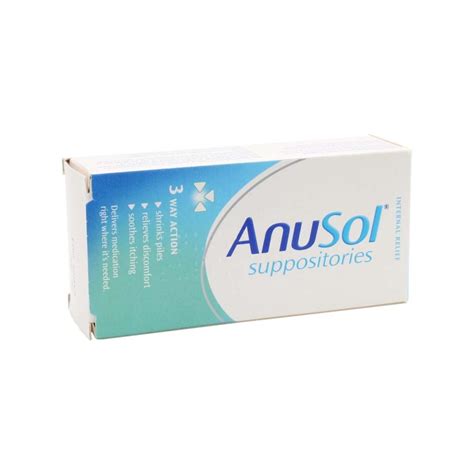 Anusol Suppositories Pharmacy Office