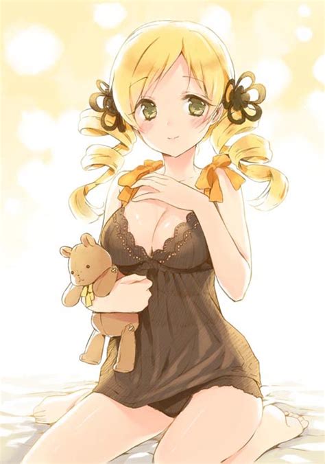 Cuteg Tomoe Mami Mahou Shoujo Madoka Magica 10s 1girl Barefoot