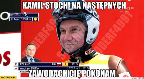 Nieco ponad kwadrans później wyrównał wiaczesław karawajew. Kamil Stoch na następnych zawodach Cię pokonam Andrzej ...