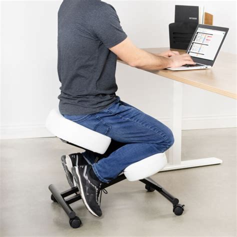 Dragonn By Vivo Ergonomic Kneeling Chair Adjustable Stool For Home And