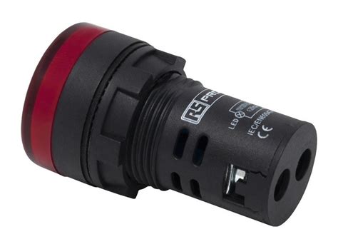 Rs Pro Panel Mount Red Led Pilot Light 22mm Cutout Ip65 230 V Ac