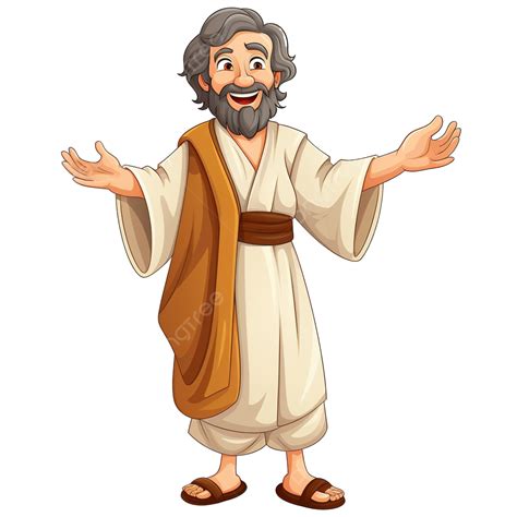 Cartoon Bible Character Apostle John Cartoon Bible Character PNG