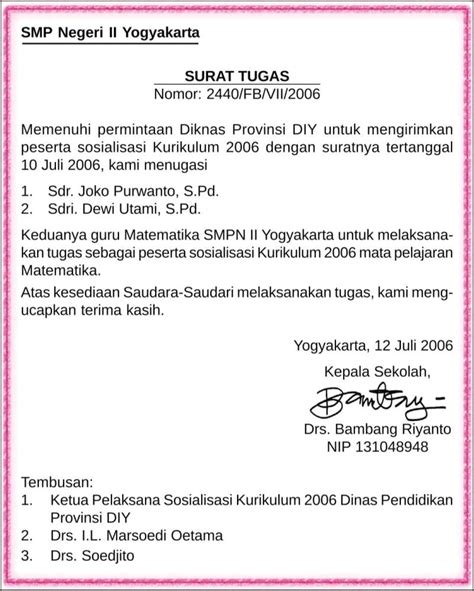 Contoh Penulisan Paragraf Surat Keterangan Yang Benar Surat