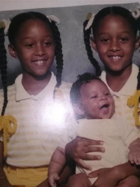 Tia and Tamera Mowry with their baby brother.... | Tia and tamera mowry