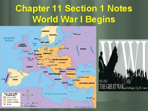 Chapter 11 Section 1 Notes World War I