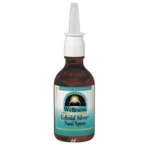 Wellness Colloidal Silver Nasal Spray 2 Fl Oz By Source Naturals Pack