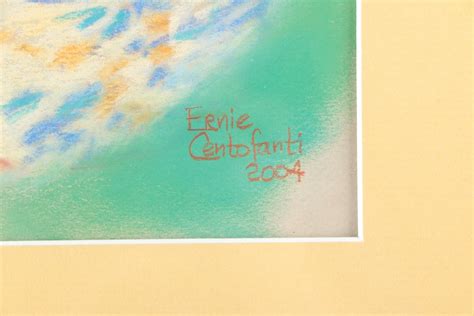 Ernie Centofanti Pastel Drawing On Paper Of Nude Figure Ebth