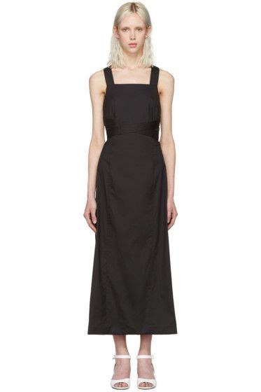 Rosetta Getty Black Apron Wrap Dress Dresses Clothes Design Black Apron