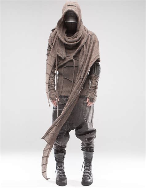 Shawl Digital Tribe Dystopian Fashion Zombie Apocalypse Outfit