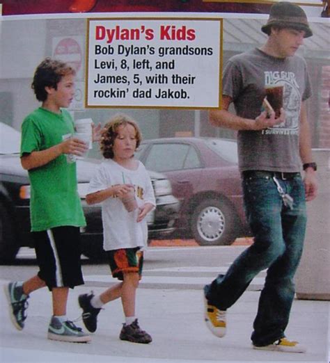 The Dylan Children With Their Famous Father Jakob Son Of Bob Dylan