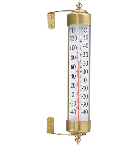 Antique Brass Outdoor Thermometer Rejuvenation