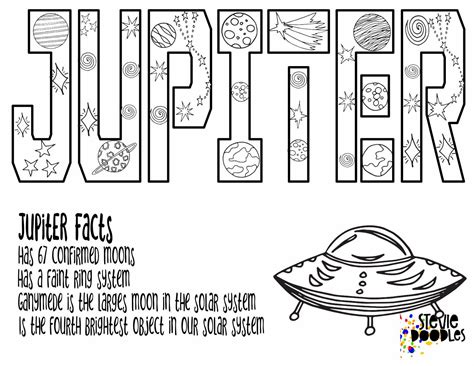 Pluto has 3 small moons that orbit this cold planet. PLANET (+ PLUTO) FACTS - 9 Free Printable Coloring Pages ...
