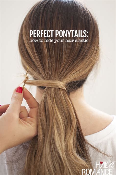 How To Hide Bangs In A Ponytail Perfect Ponytails How To Use A Hair