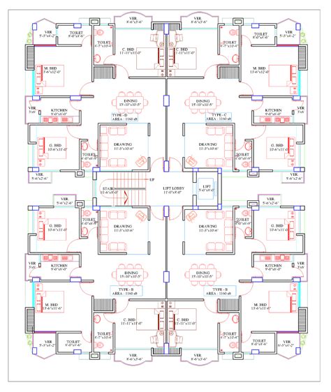 Different Types Of Residential Building Plans And Designs First Floor