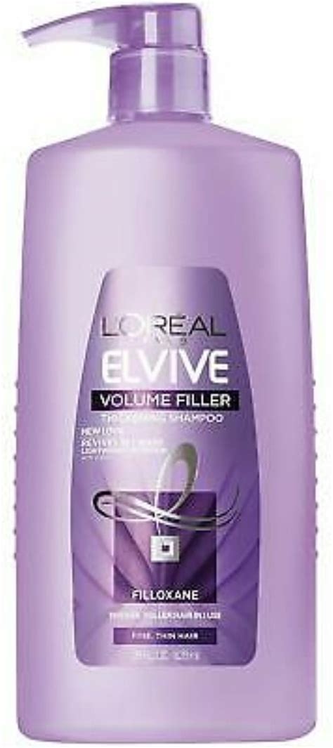 2 Pack L Oreal Paris Elvive Volume Filler Thickening Cleansing Shampoo For Fine Or Thin Hair