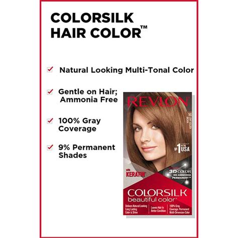 Buy Revlon Colorsilk Hair Color With Keratin 5g Light Golden Brown