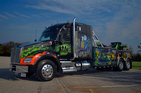 Marvins Big Rig Ninja Turtles Tribute Tow Truck Photograph By Tim