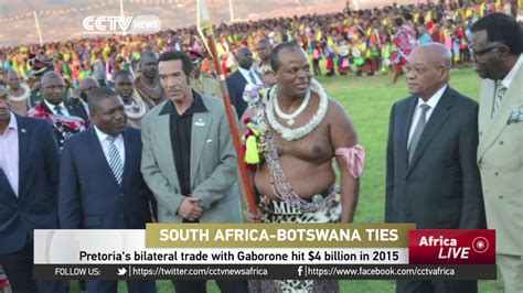 president jacob zuma hosts botswana president in pretoria youtube