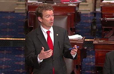 Obstruieren (um einen entschluß zu umgehen); Rand Paul's Semi-Serious Filibuster - Mother Jones