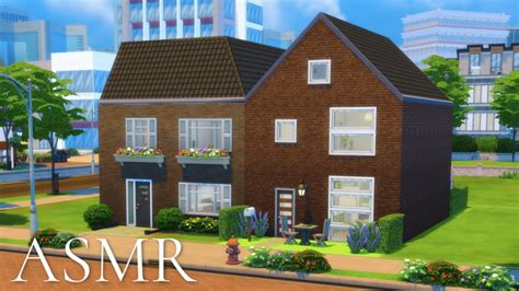 Asmr Building And Decorating A Dutch Terraced House 🇳🇱🏘️ Sims 4