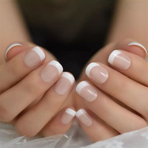 White And Clear French Tips