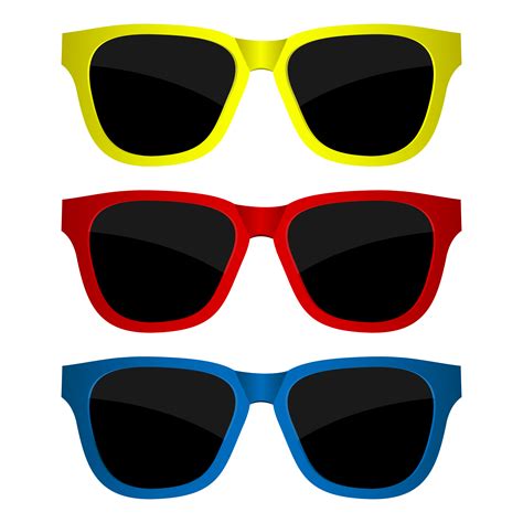 Set Of Sunglasses Isolated Vector Art At Vecteezy