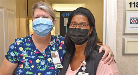 Two Nurses Working Together30 Years After Nursing School Va News