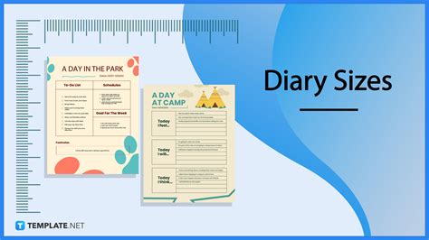 Diary Size Dimension Inches Mm Cms Pixel